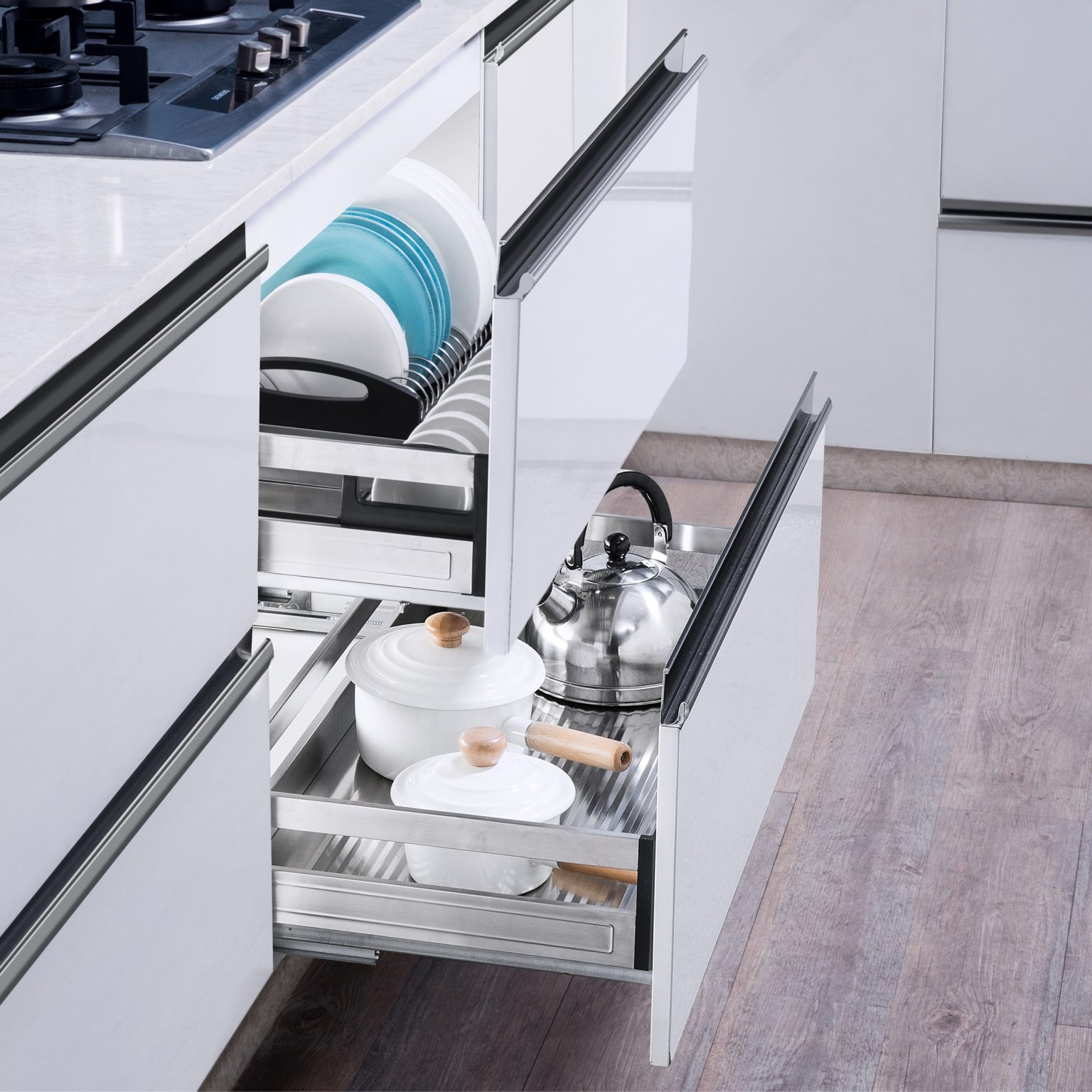 Drawer Spice Rack For 350mm cabinet2 - Kithcen Park