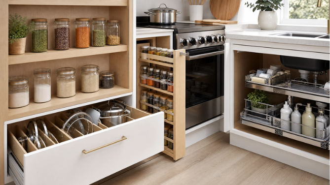how to organize kitchen