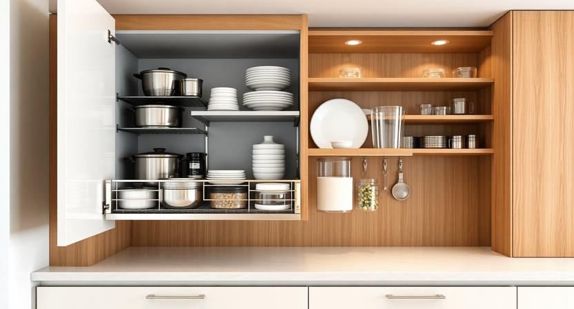 Rectangular Stainless Steel Kitchen Pull-Out Basket