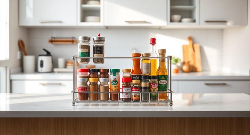 Small triple rack for kitchen storage in Bangladesh