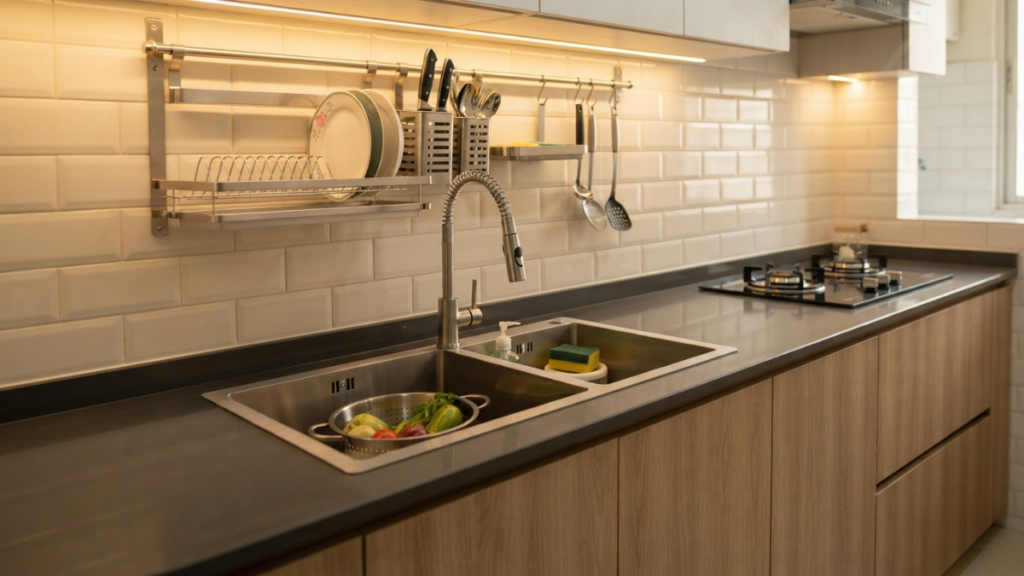 Kitchen Sinks & Washing Zones