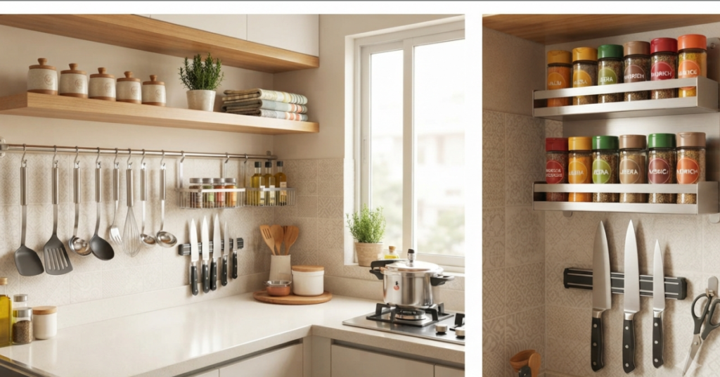 Wall Storage Kitchen Ideas: Smart Space-Saving Solutions