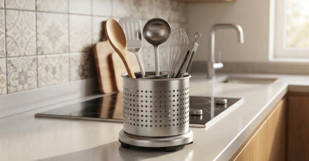 Best Stainless Utensil Holder for Modern Kitchen Storage (2026)