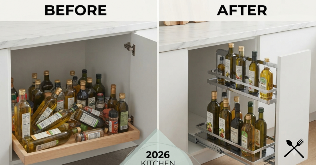 Ultimate Guide to Bottle Storage Organizers for Modular Kitchens