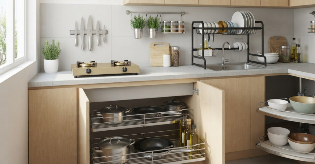 Kitchen Space Saver Solutions BD | Modern Storage