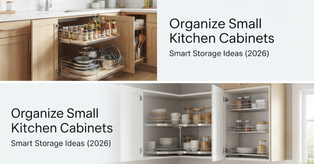 Organize Small Kitchen Cabinets: Smart Storage Ideas (2026)