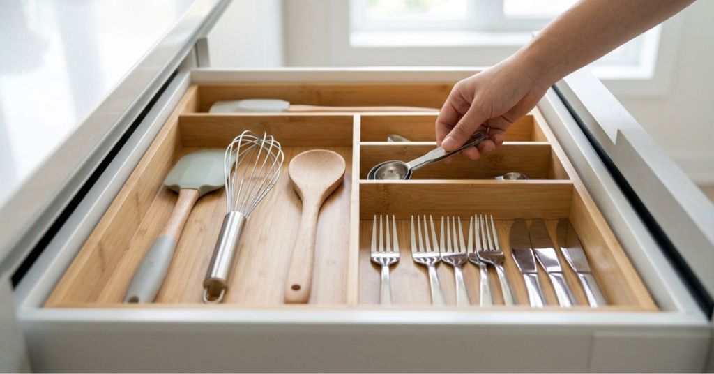 Organizing Utensil Drawer: Space Saving Kitchen Ideas BD