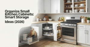 Organize Small Kitchen Cabinets: Smart Storage Ideas (2026)