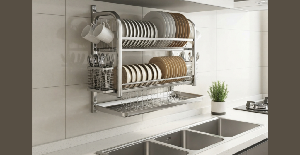 Wall Mounted Dish Rack: Best Kitchen Storage Solution Today