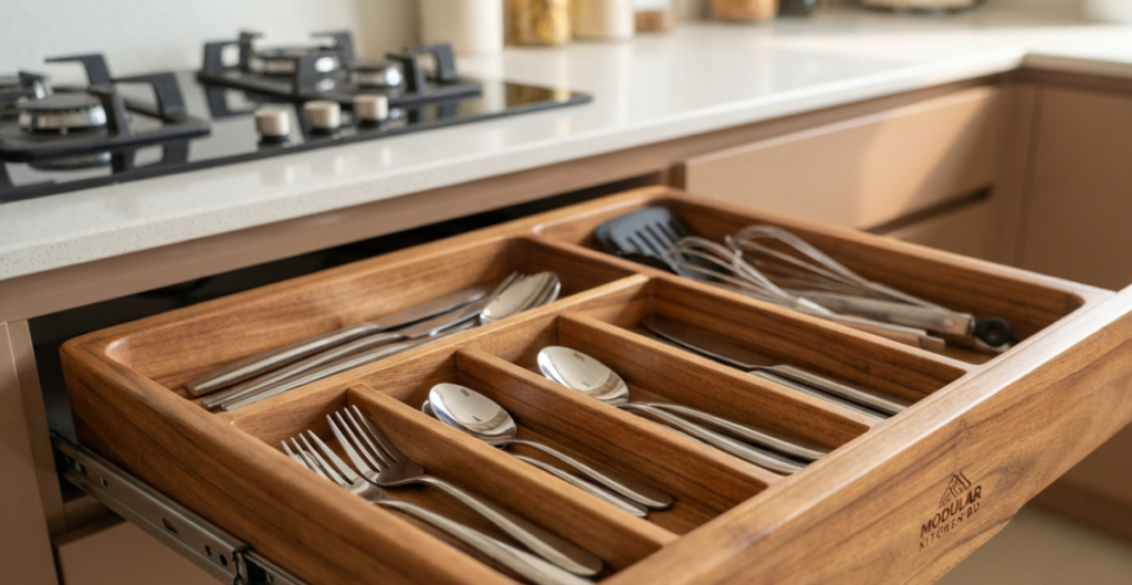 Wooden Cutlery Tray: Ultimate Kitchen Drawer Upgrade BD