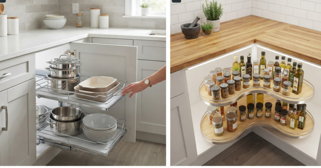 25 Kitchen Corner Storage Ideas for Better Organization