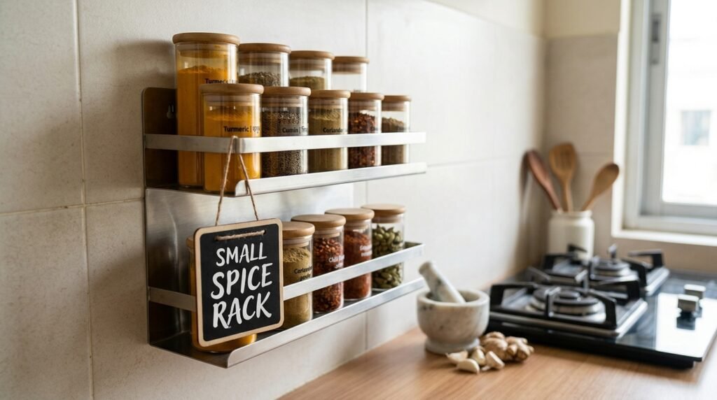 Small Spice Rack Ideas for Kitchen Organization in Bangladesh