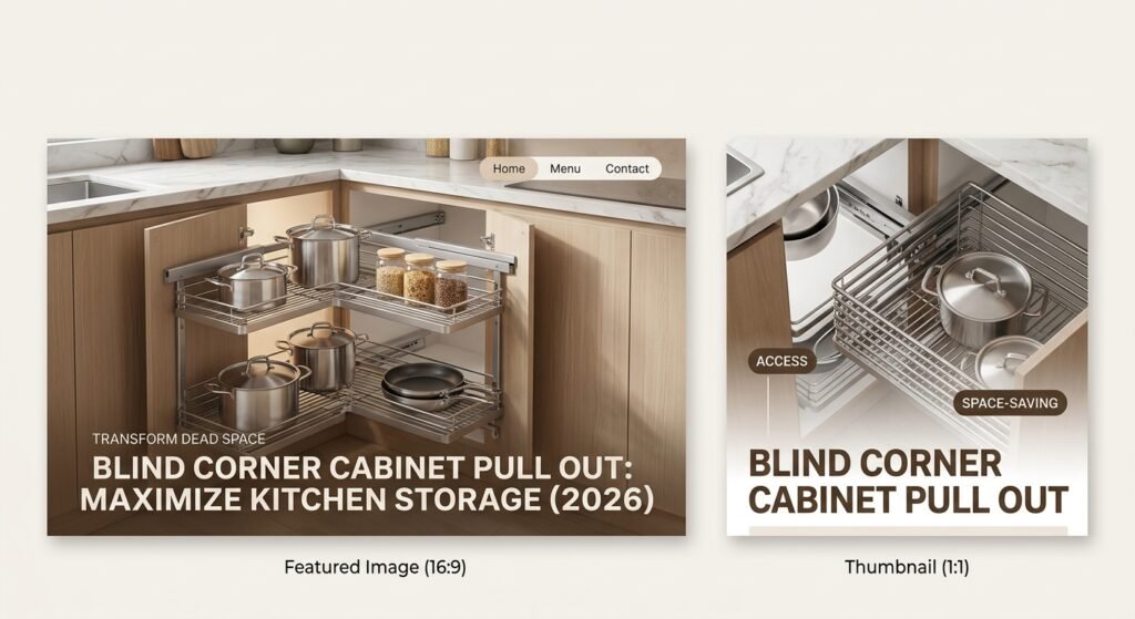 Blind Corner Cabinet Pull Out: Maximize Kitchen Storage