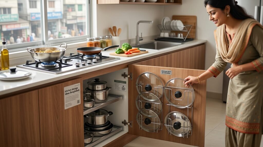 Pot Lid Organizer for Cabinet: Smart Kitchen Storage Ideas