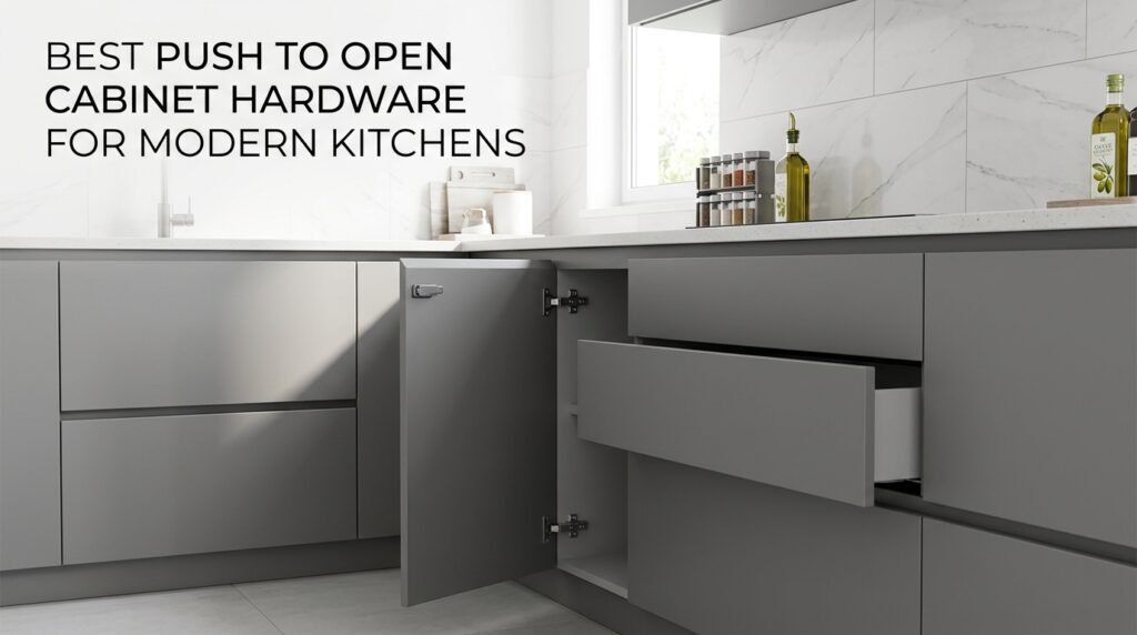 Best Push to Open Cabinet Hardware for Modern Kitchens!