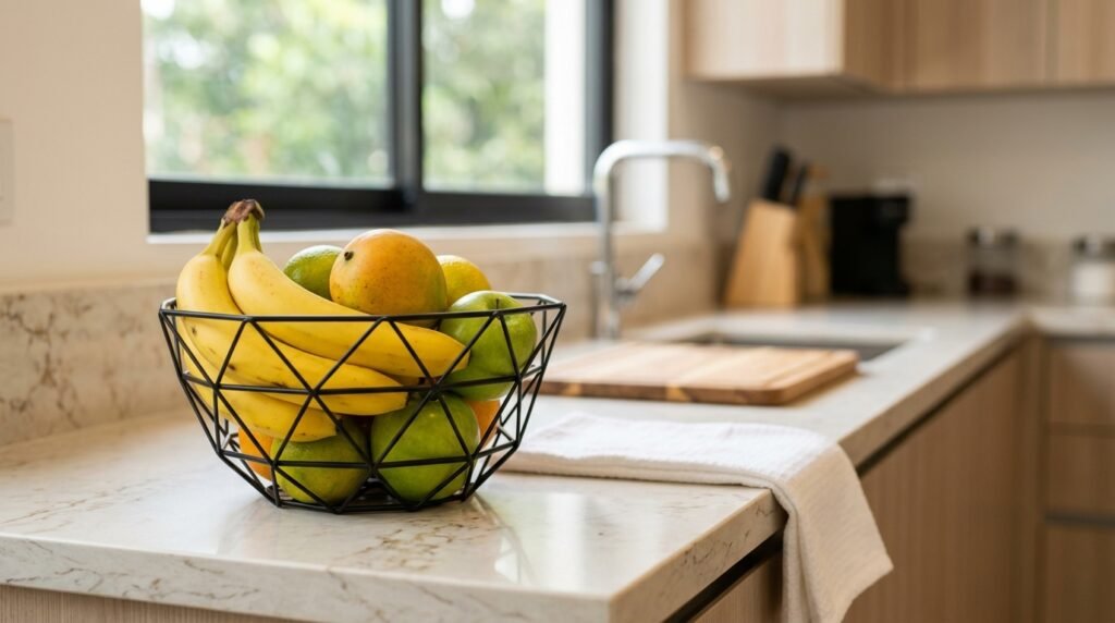 Metal Fruit Bowl Ideas for Stylish Kitchen Organization