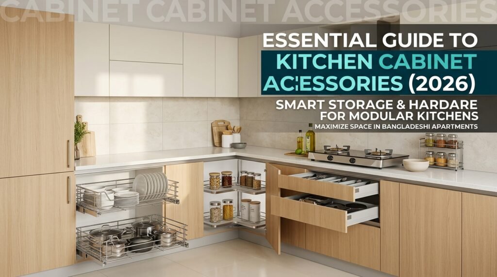 Essential Cabinet Accessories & Smart Storage for Modular Kitchens