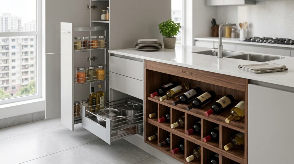 Wine Rack Cabinet Ideas for Stylish Kitchen Storage