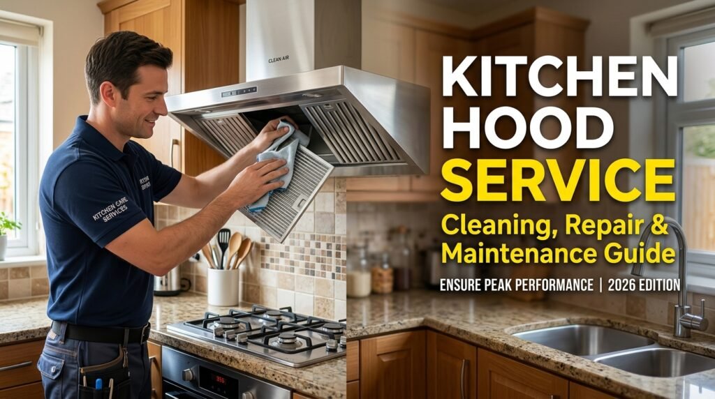 Kitchen Hood Service: Cleaning, Repair & Care Tips