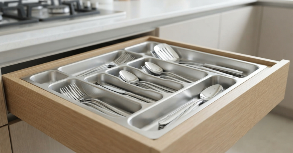 Best Cutlery Tray for Modular Kitchen Storage | Kitchen Park