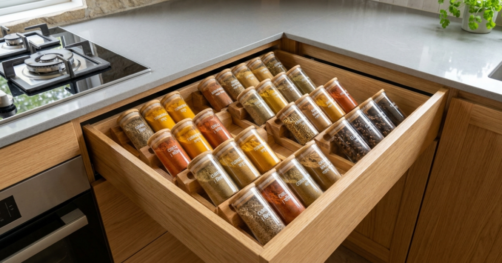 Best Spice Drawer Organiser Ideas for a Tidy Kitchen