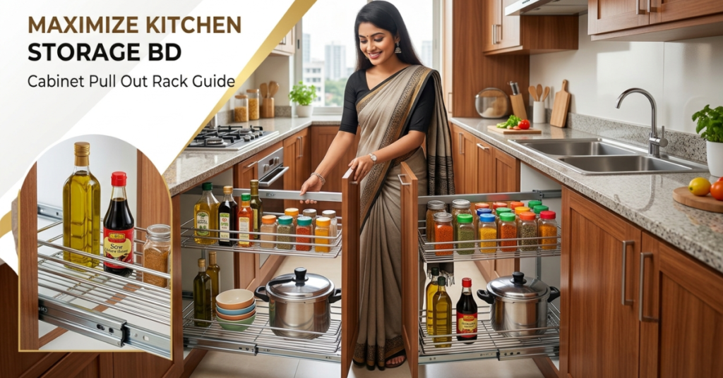 Cabinet Pull Out Rack Guide: Smart Kitchen Storage BD
