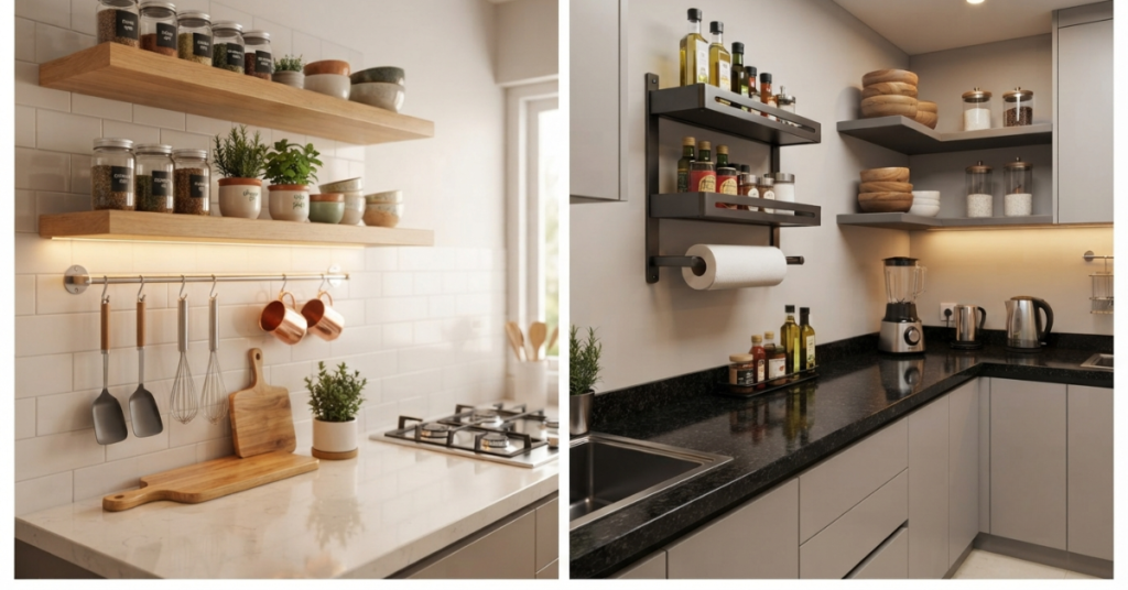 Stylish Decorative Kitchen Shelf Ideas for Modern BD Homes