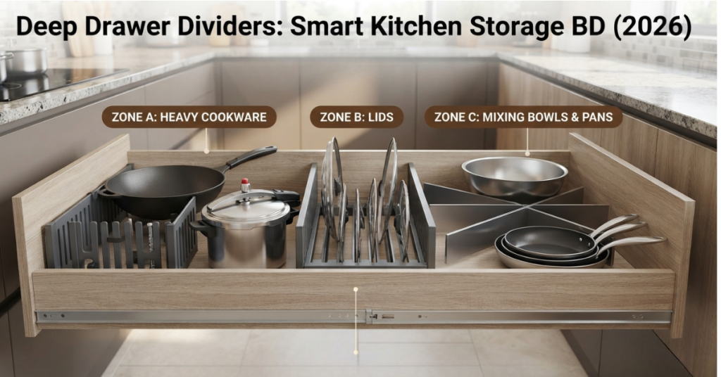 Deep Drawer Dividers: Smart Kitchen Storage BD (2026)