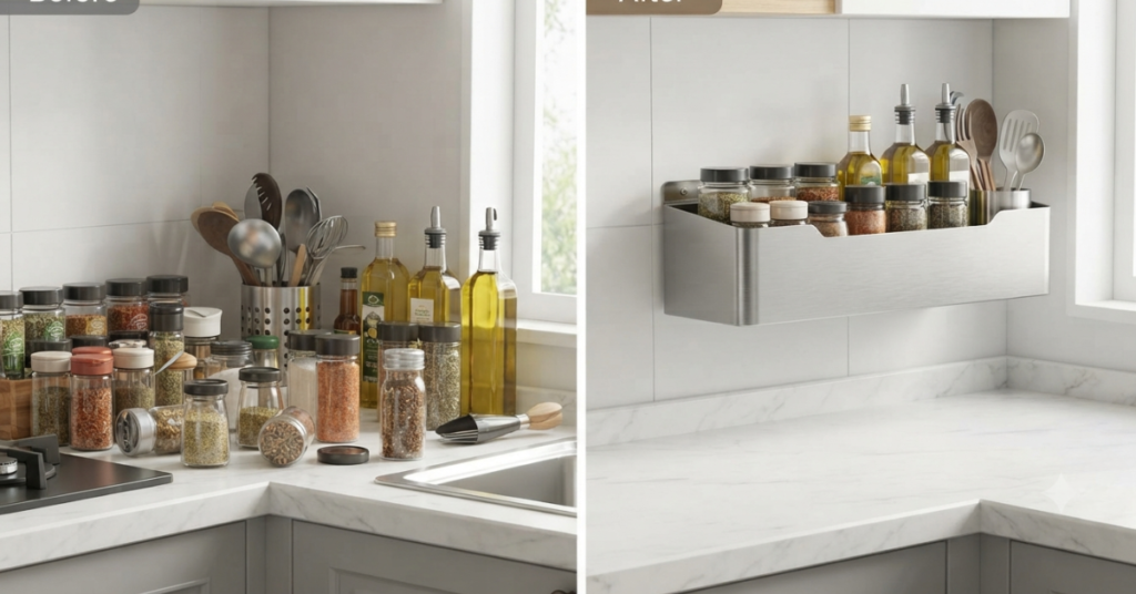 Wall Storage Basket Ideas to Maximize Kitchen Space