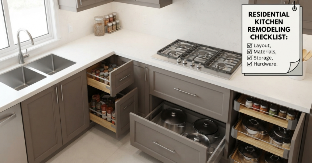 Residential Kitchen Remodeling Checklist | Build Your Dream Kitchen