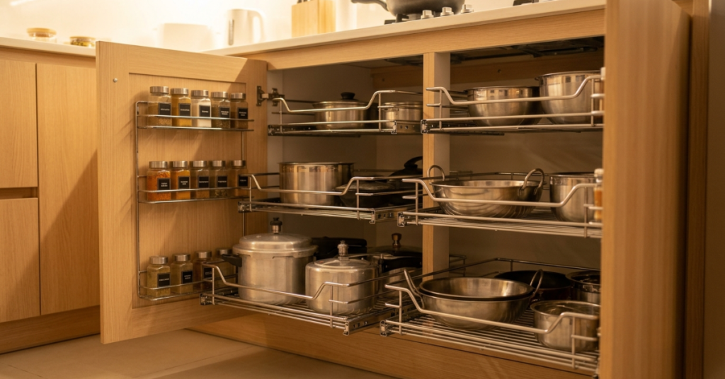 Smart Lower Cabinet Storage Ideas for Modern Kitchens